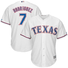 Load image into Gallery viewer, Ivan Rodriguez Texas Rangers Majestic Home Official Cool Base Player Jersey - White