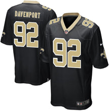 Load image into Gallery viewer, Marcus Davenport New Orleans Saints Nike Game Jersey - Black