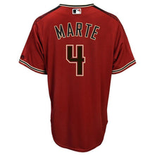 Load image into Gallery viewer, Ketel Marte Arizona Diamondbacks Majestic Alternate Official Cool Base Player Jersey - Red/Black