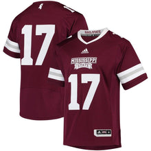 Load image into Gallery viewer, Mississippi State Bulldogs adidas Premier Football Jersey - Maroon
