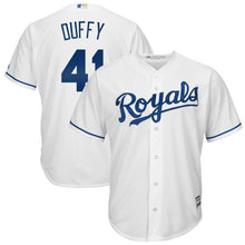 Load image into Gallery viewer, Danny Duffy Kansas City Royals Majestic Cool Base Home Player Jersey - White