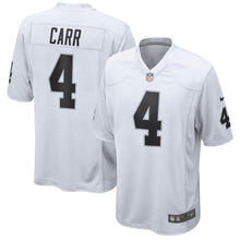 Load image into Gallery viewer, Derek Carr Oakland Raiders Nike Game Jersey - White