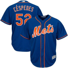 Load image into Gallery viewer, Yoenis Cespedes New York Mets Majestic Cool Base Player Jersey - Royal