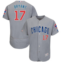 Load image into Gallery viewer, Kris Bryant Chicago Cubs Majestic Road Flex Base Collection Player Jersey - Gray/Royal