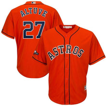 Load image into Gallery viewer, Jose Altuve Houston Astros Majestic 2019 Postseason Official Cool Base Player Jersey - Orange