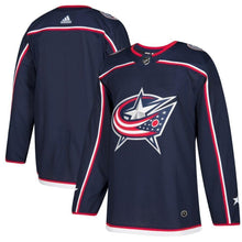 Load image into Gallery viewer, Columbus Blue Jackets adidas Home Blank Jersey - Navy