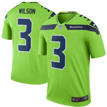 Load image into Gallery viewer, Russell Wilson Seattle Seahawks Nike Color Rush Legend Jersey - Neon Green