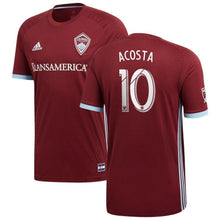 Load image into Gallery viewer, Kellyn Acosta Colorado Rapids 2018 Primary Player Jersey – Burgundy